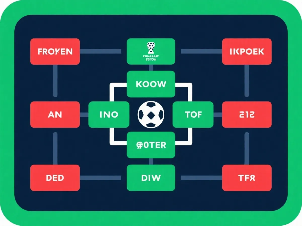 2026世界杯淘汰赛对阵图示意（示意图）